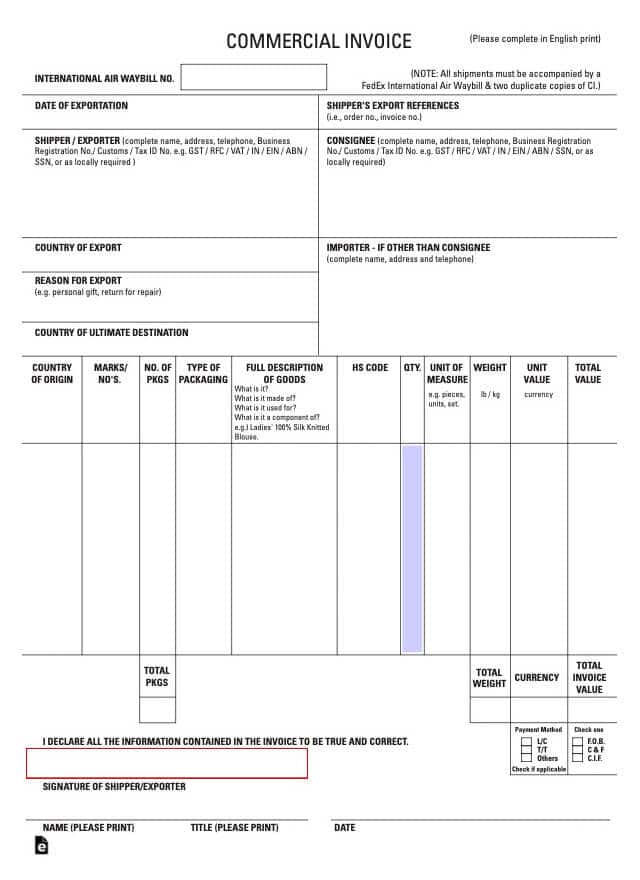 What Are The Documents Needed For Import Customs Clearance 